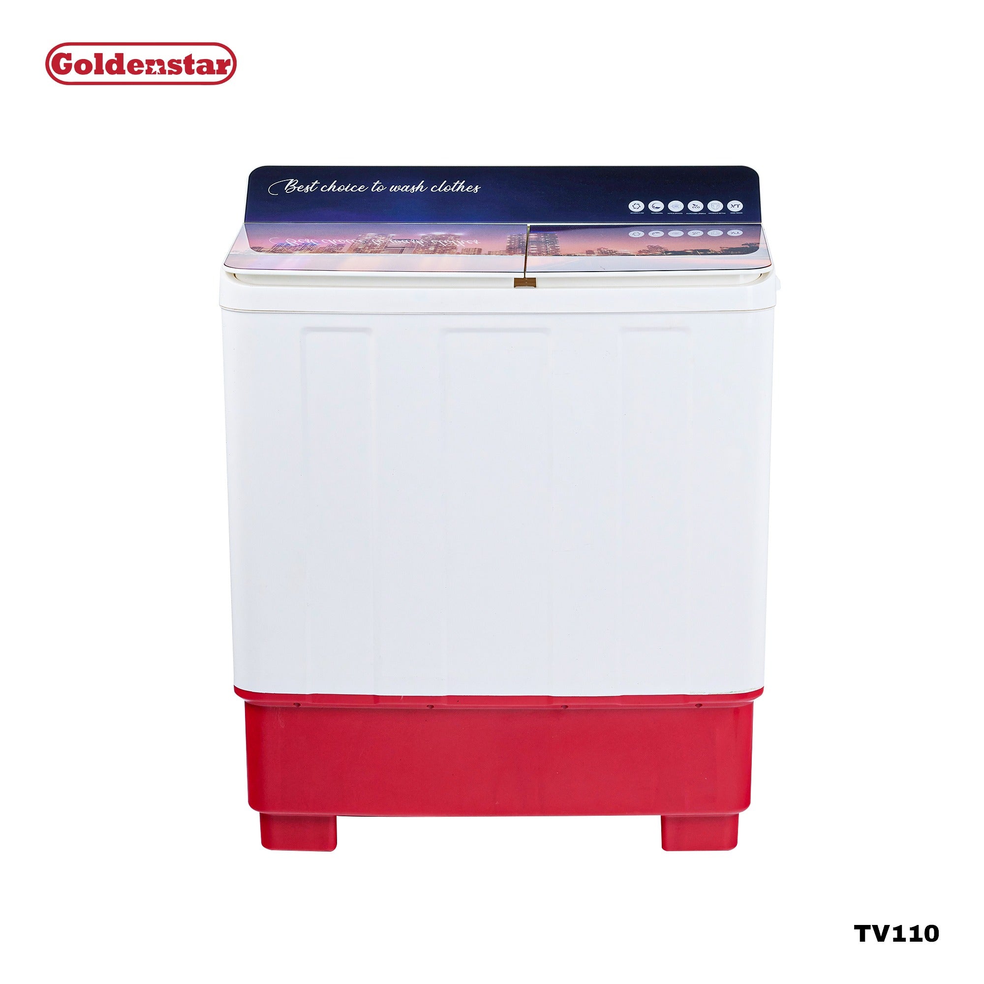 Machine à laver SEMI-AUTO 11KG WHITE RED