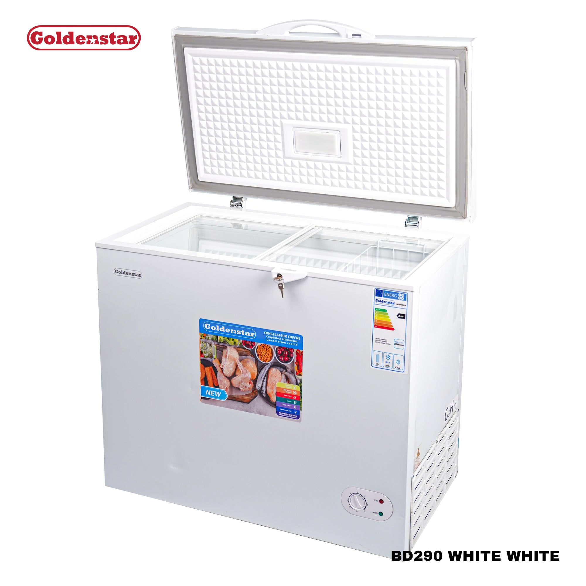 Congelateur 290L WHITE WHITE