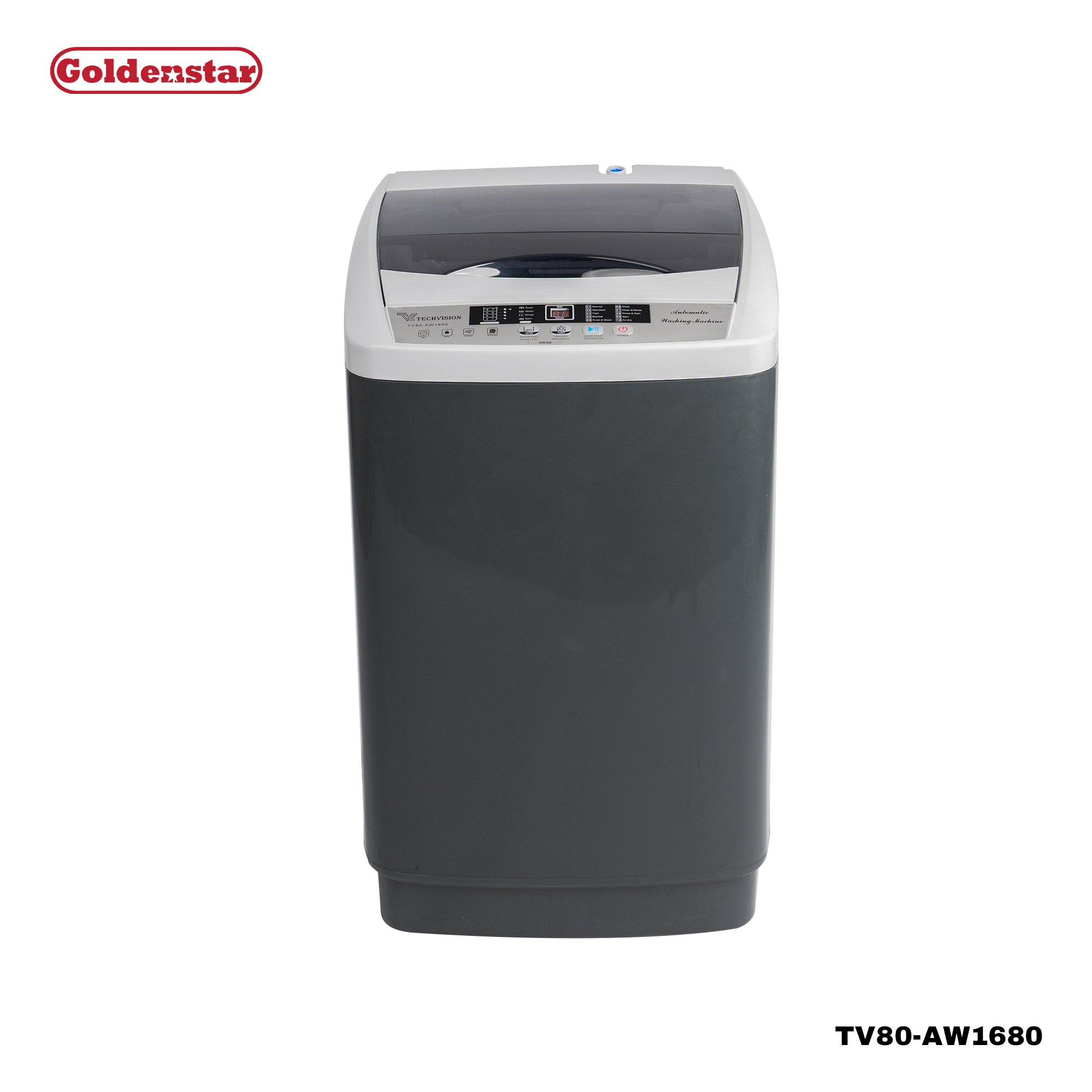 Machine à laver AUTO 8KG GRIS BLANC