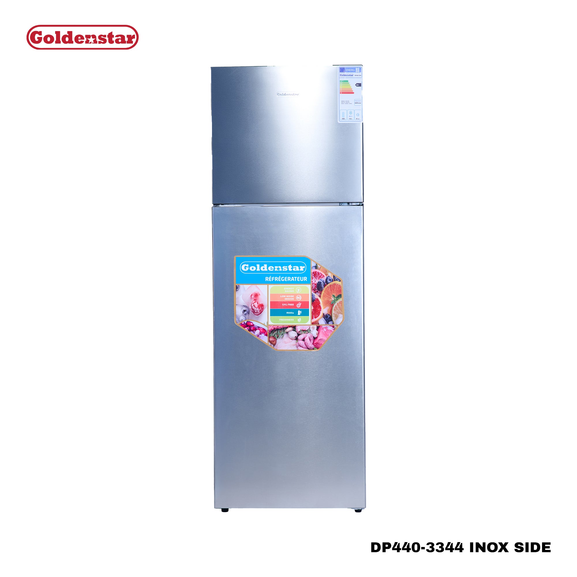 Réfrigérateur 440L INOX SIDE