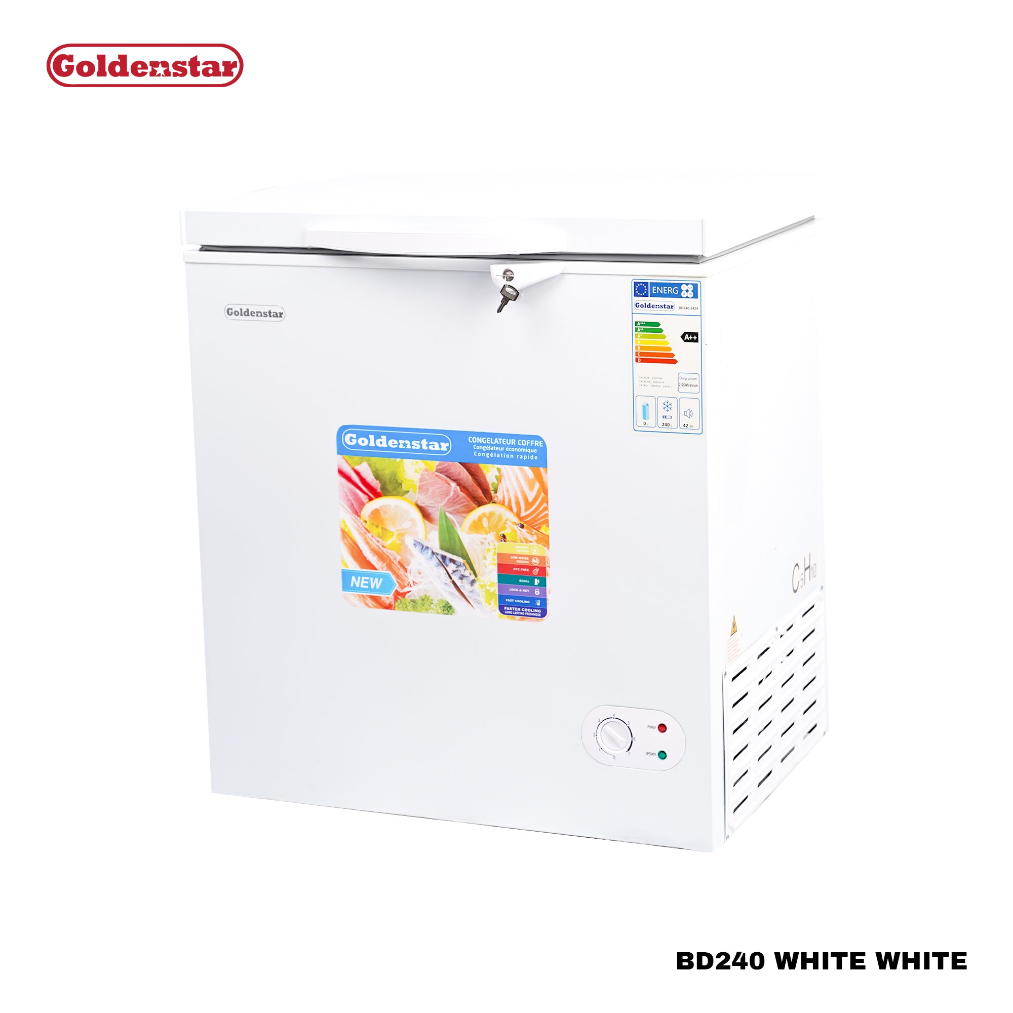 Congelateur 240L WHITE WHITE
