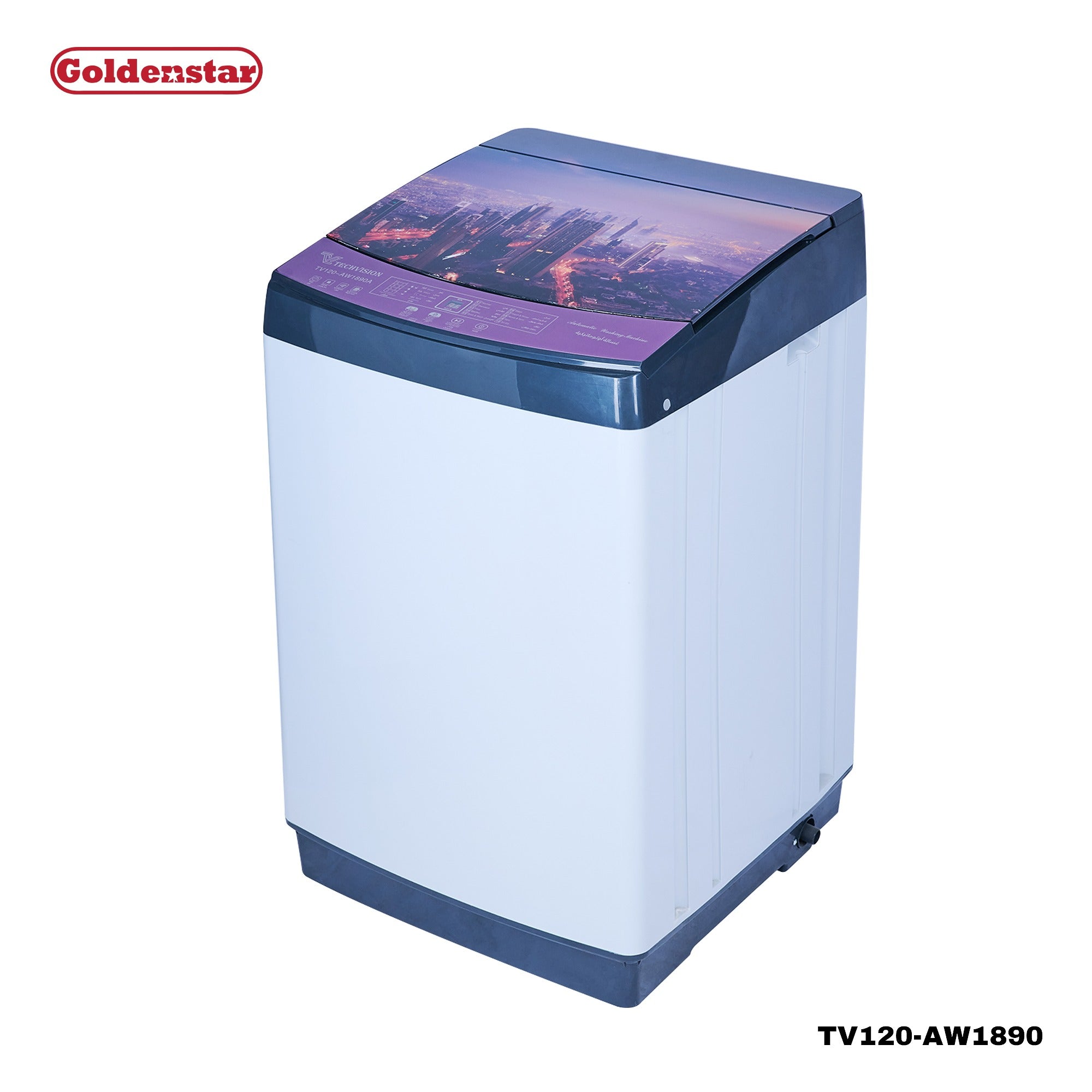 Machine à laver AUTO 12KG WHITE MULTI-COLORS