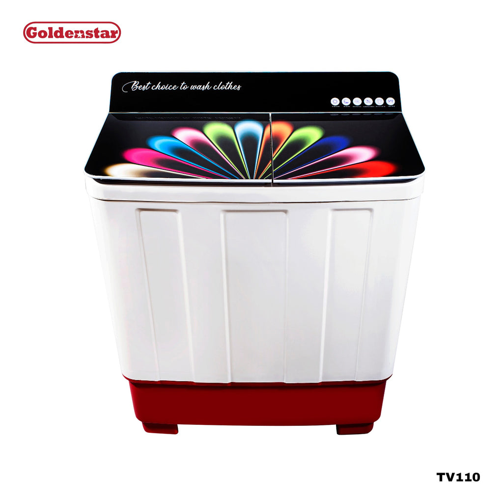 Machine à laver SEMI-AUTO 11KG WHITE RED