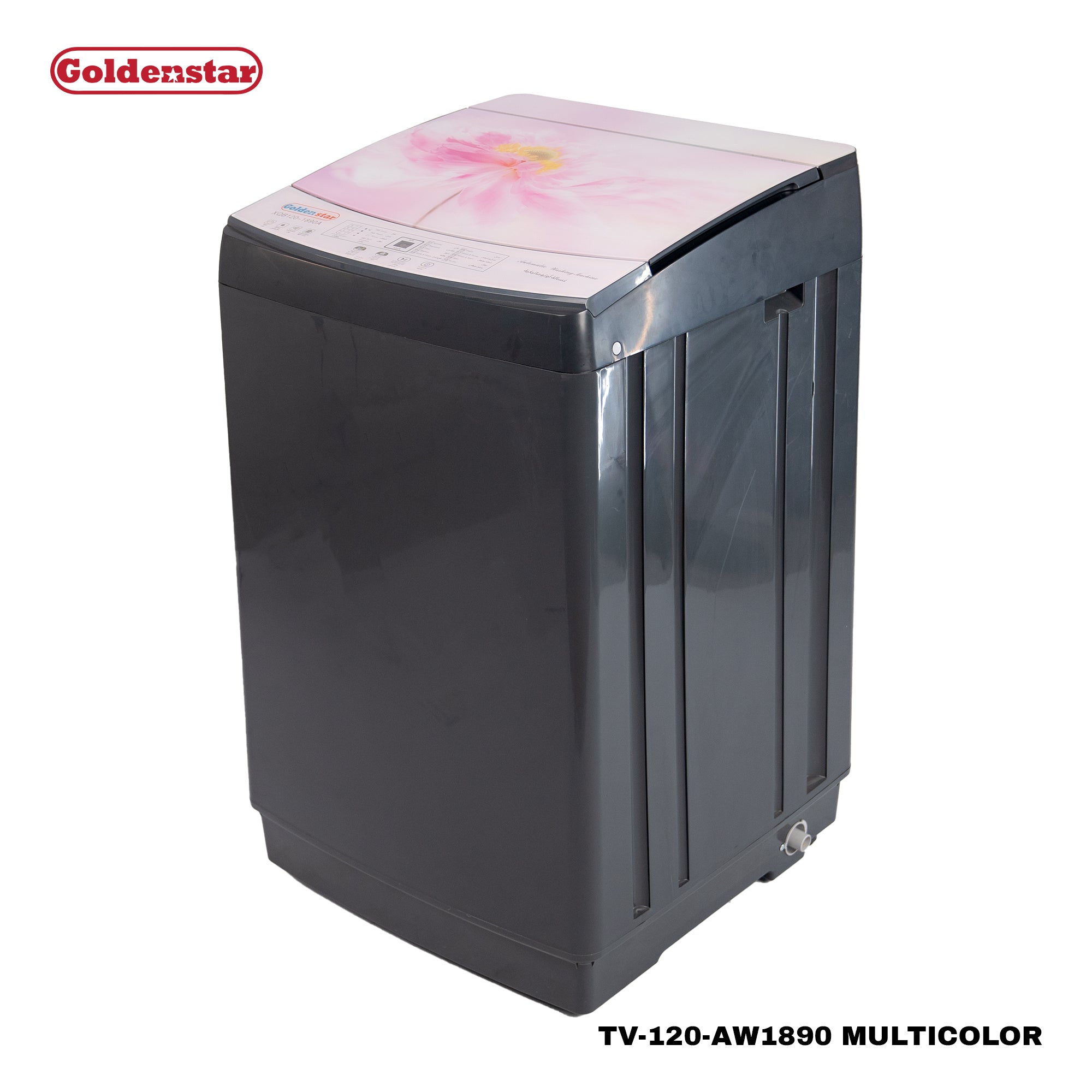 Machine à laver AUTO 12KG GRIS MULTI-COLORS