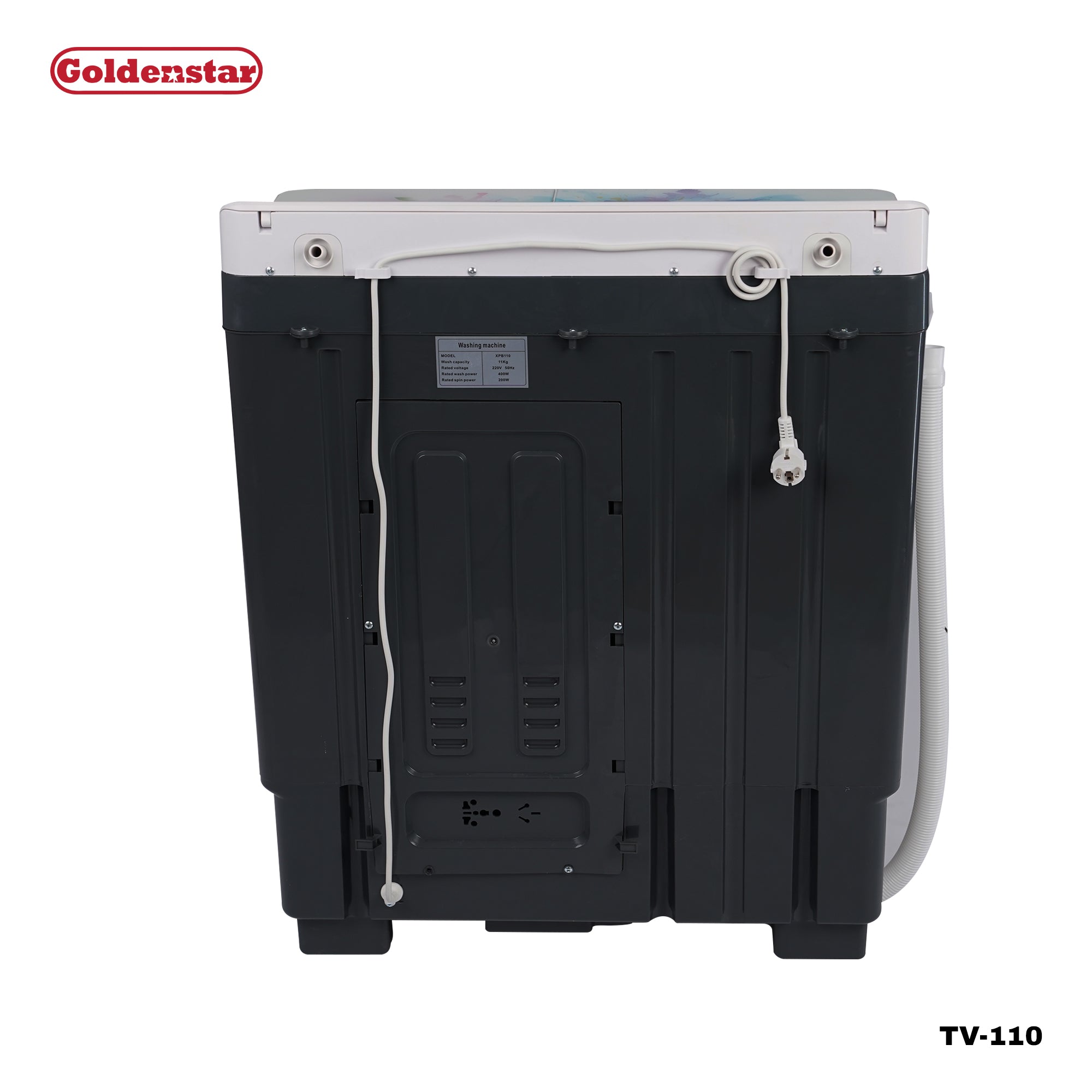 Machine à laver SEMI-AUTO 11KG GRIS