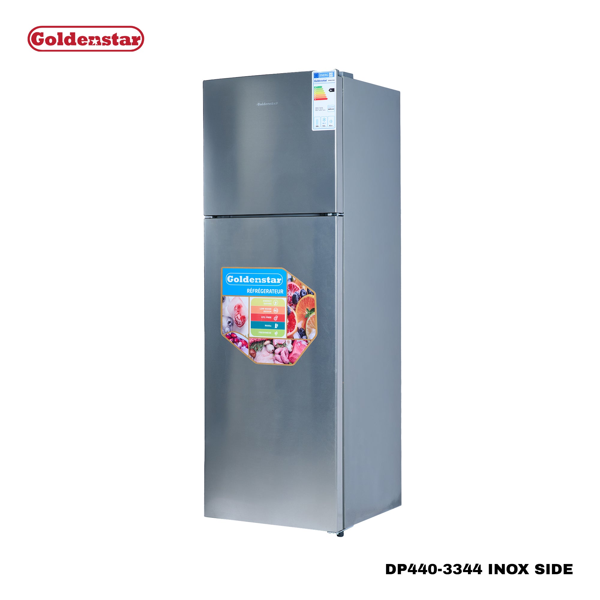 Réfrigérateur 440L INOX SIDE