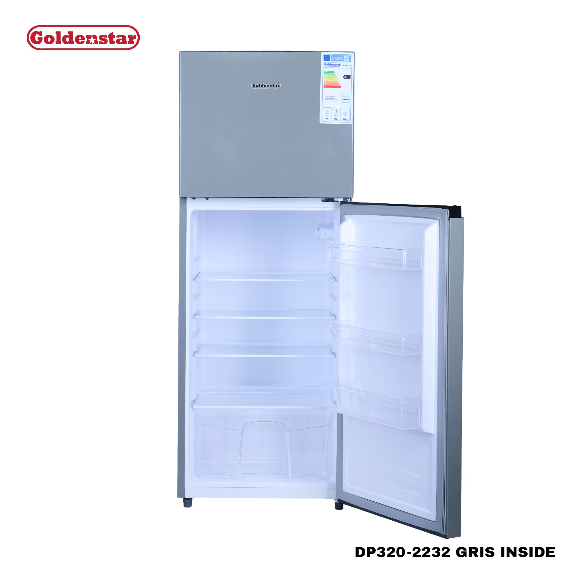 Réfrigérateur 320L GRIS