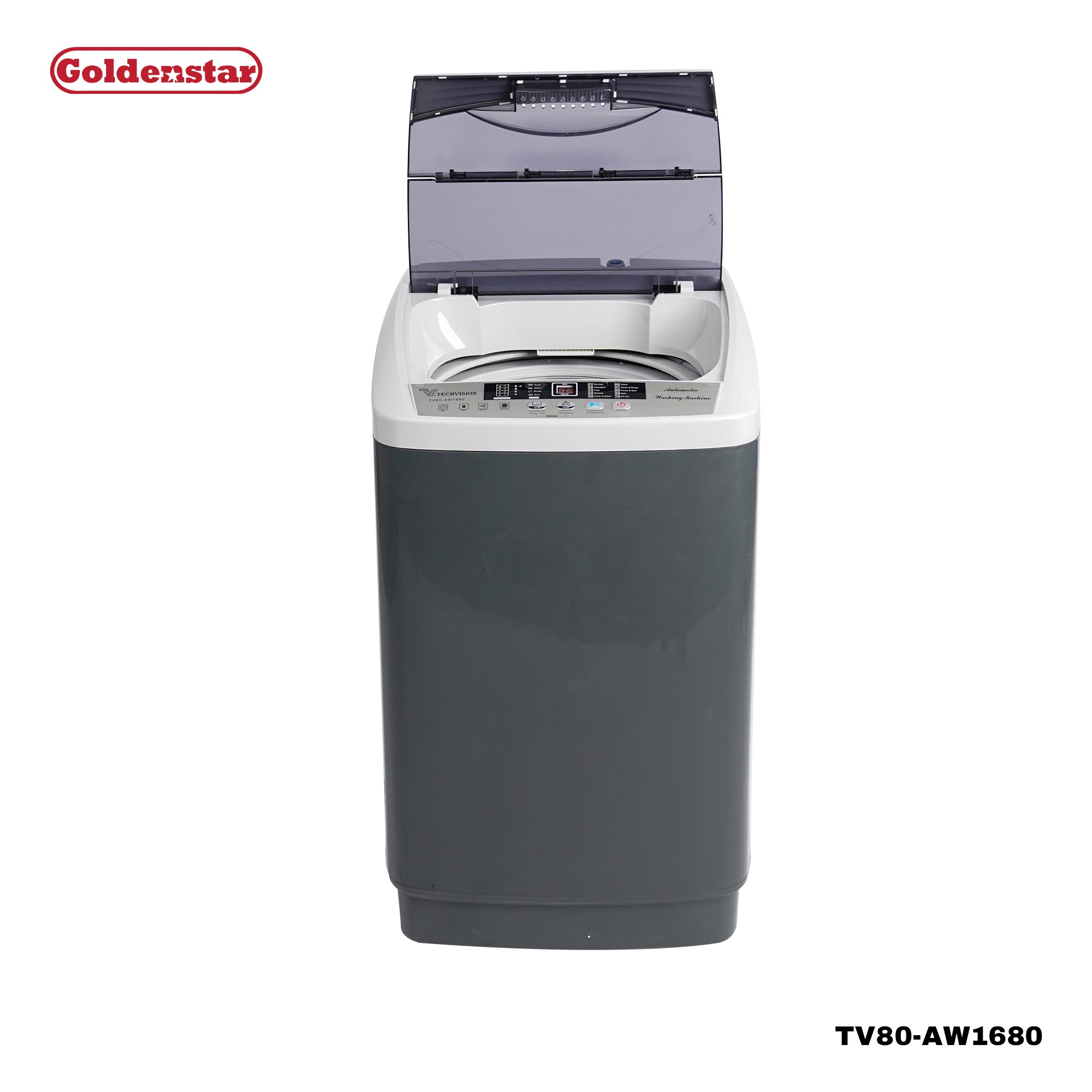 Machine à laver AUTO 8KG GRIS BLANC