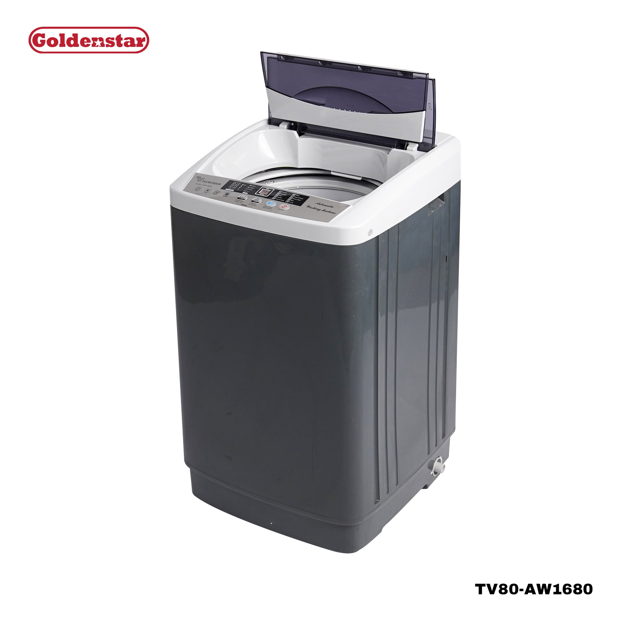 Machine à laver AUTO 8KG GRIS BLANC