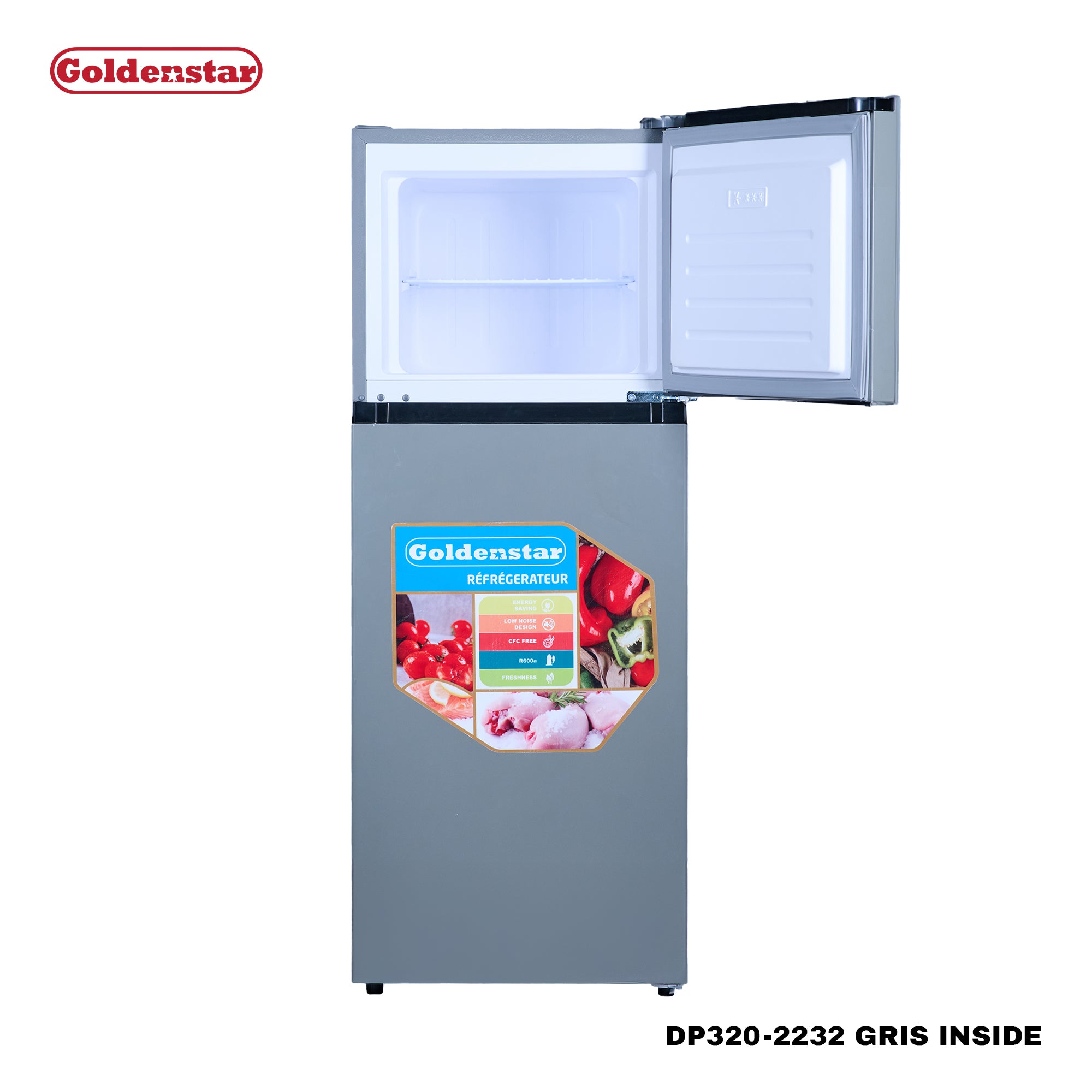 Réfrigérateur 320L GRIS