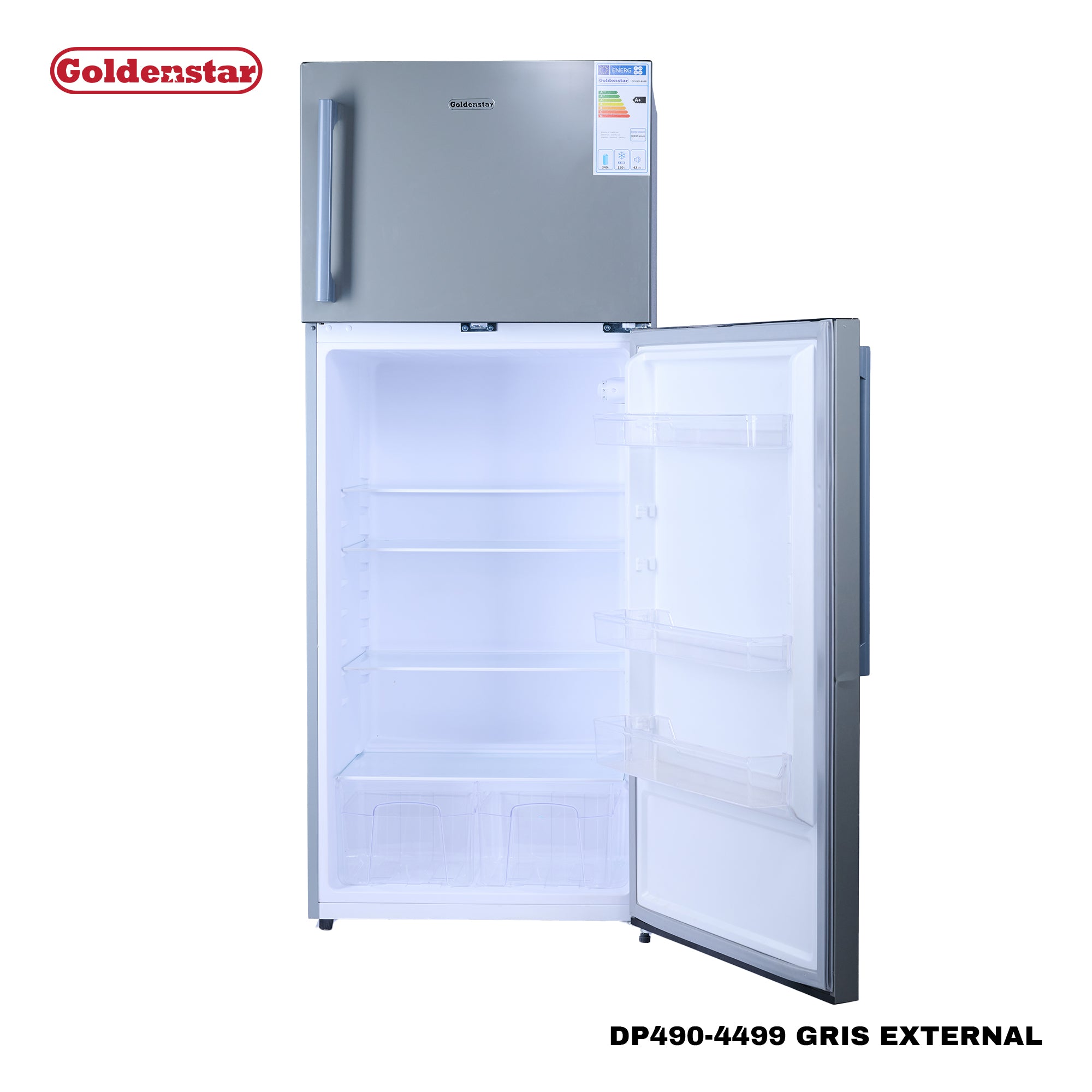 Réfrigérateur 490L GRIS EXTERNAL