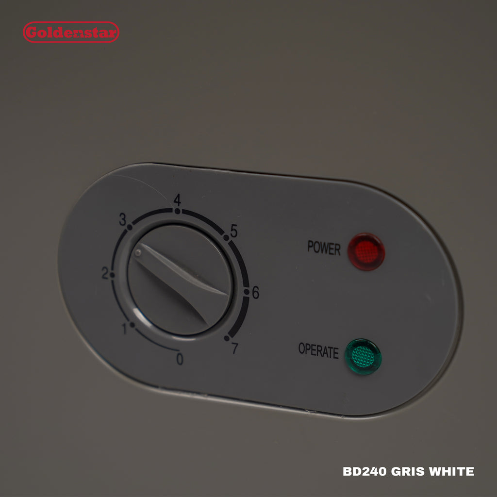 Congelateur 240L GRIS WHITE