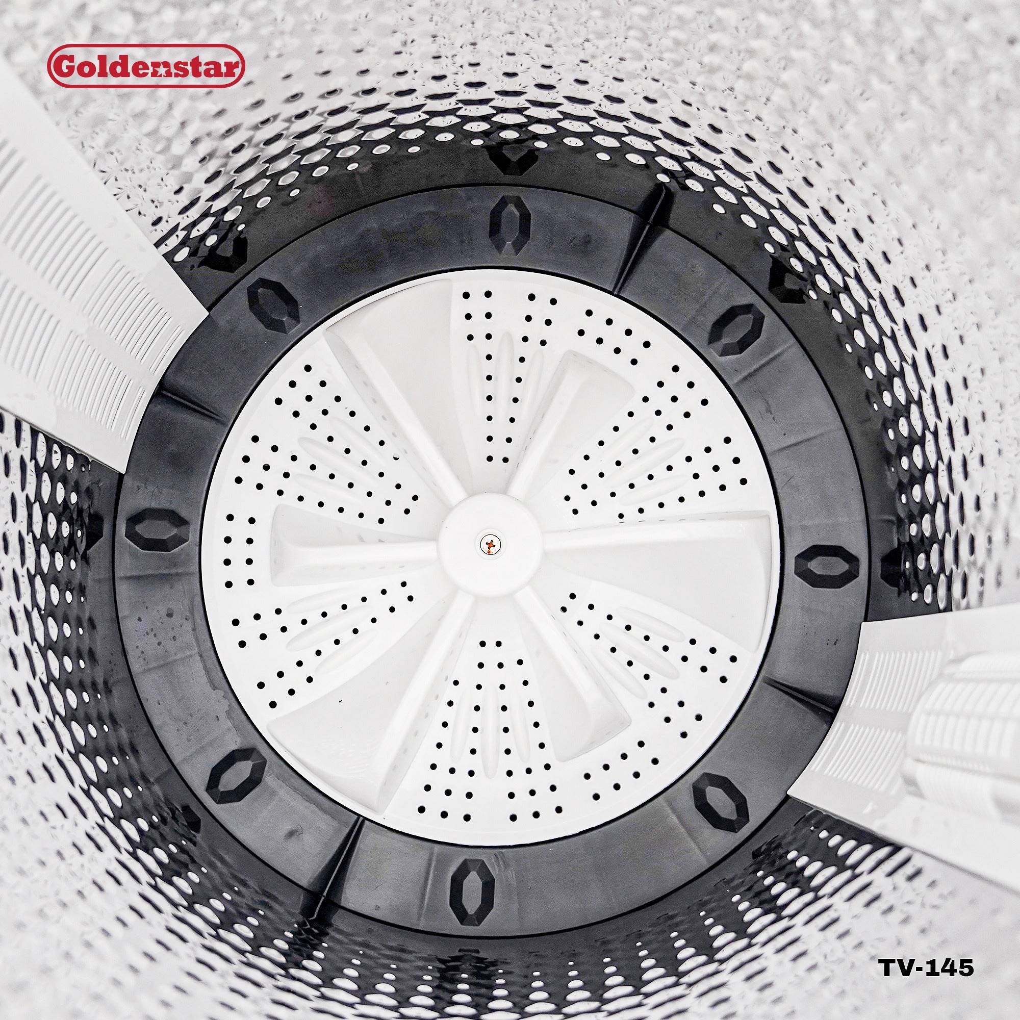 Machine à laver SEMI-AUTO 14,5G WHITE BLACK