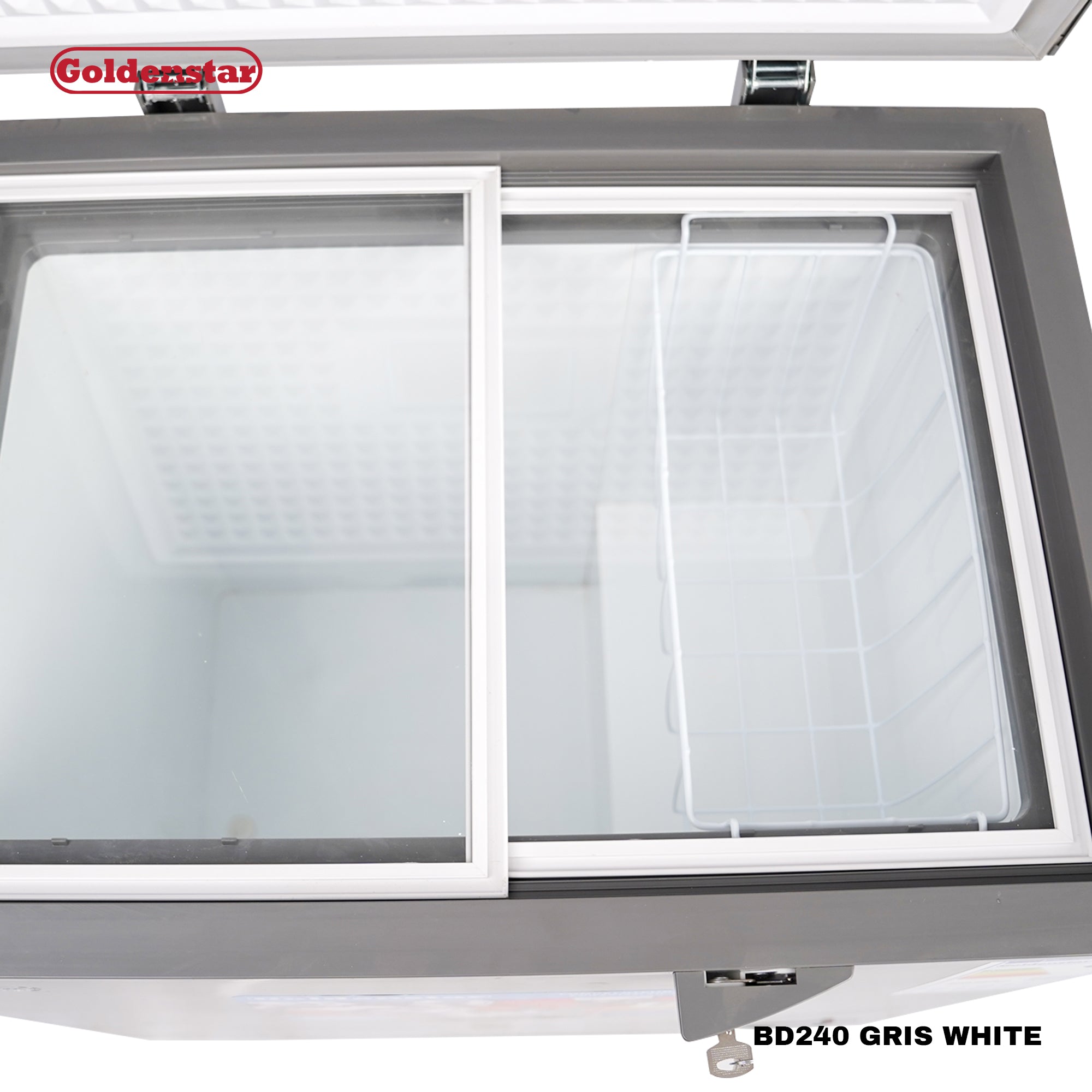 Congelateur 240L GRIS WHITE