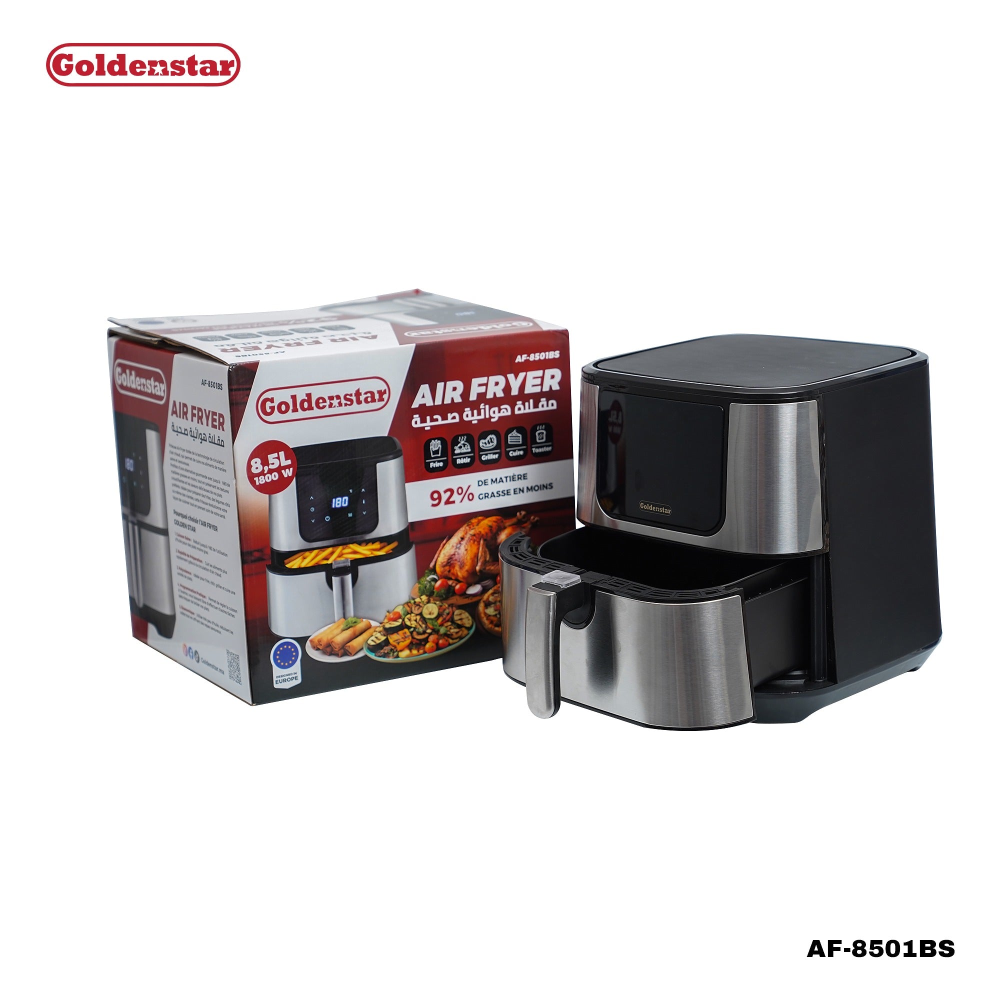 Airfryer 8,5L AF-8501BS