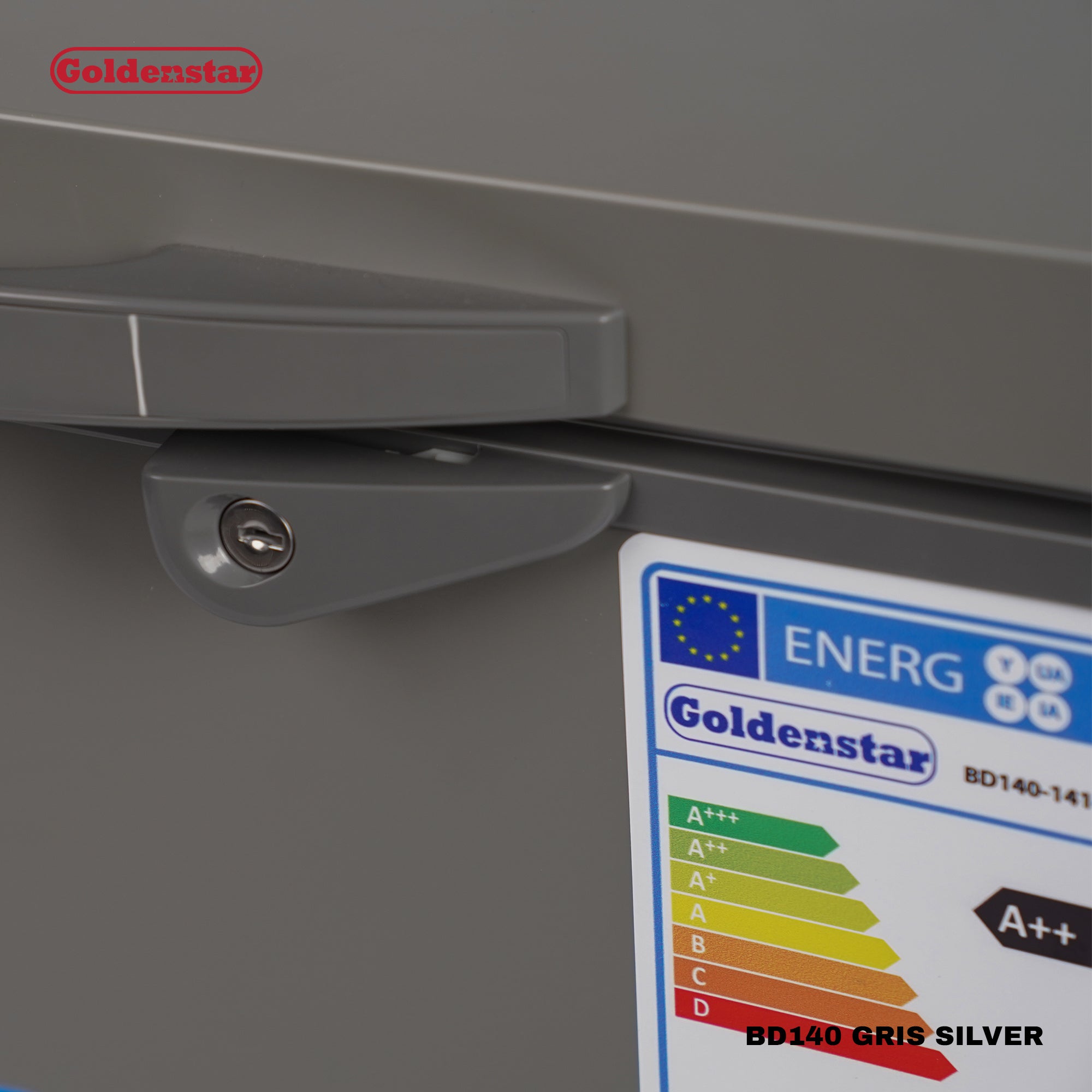 Congelateur 140L GRIS SILVER