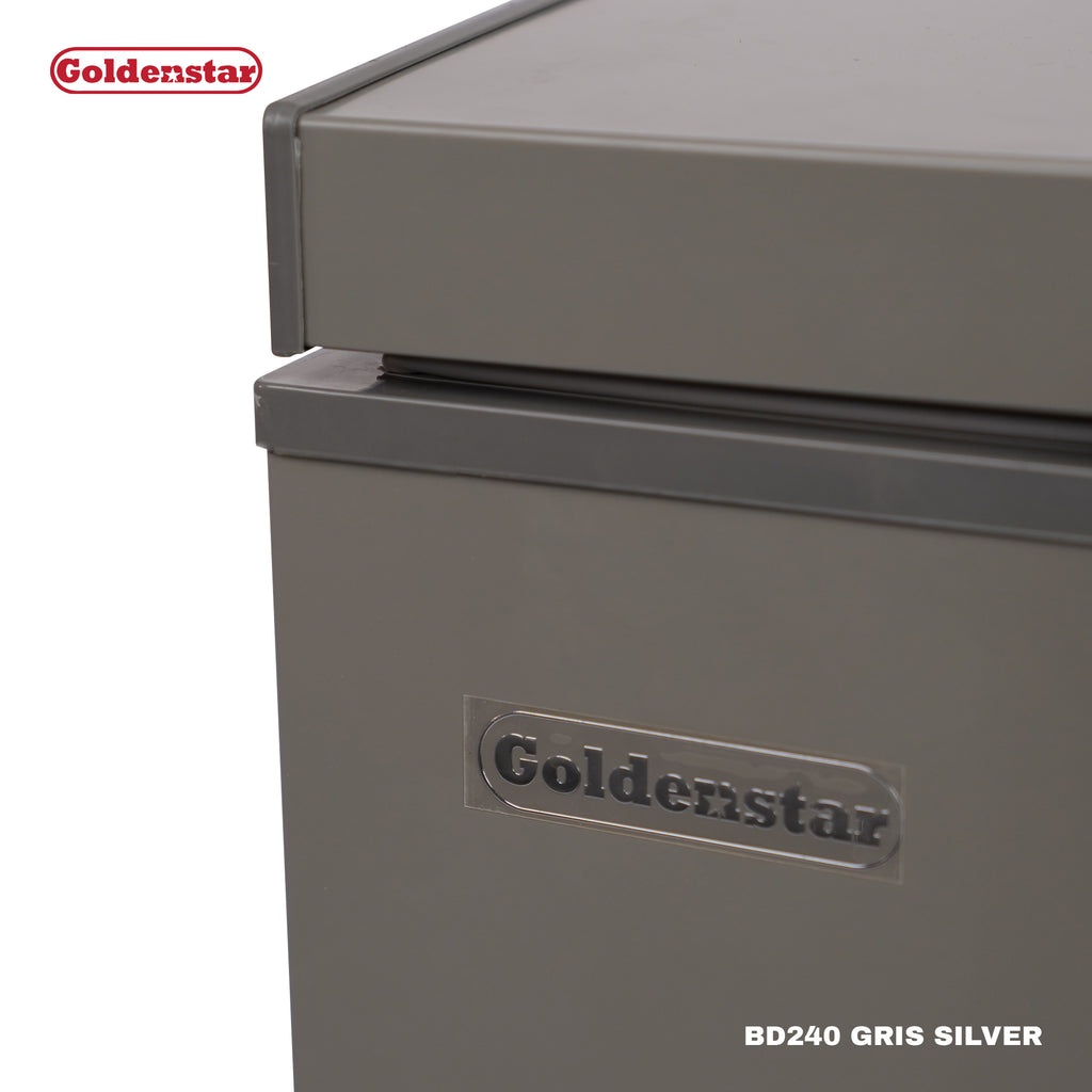 Congelateur 240L GRIS WHITE