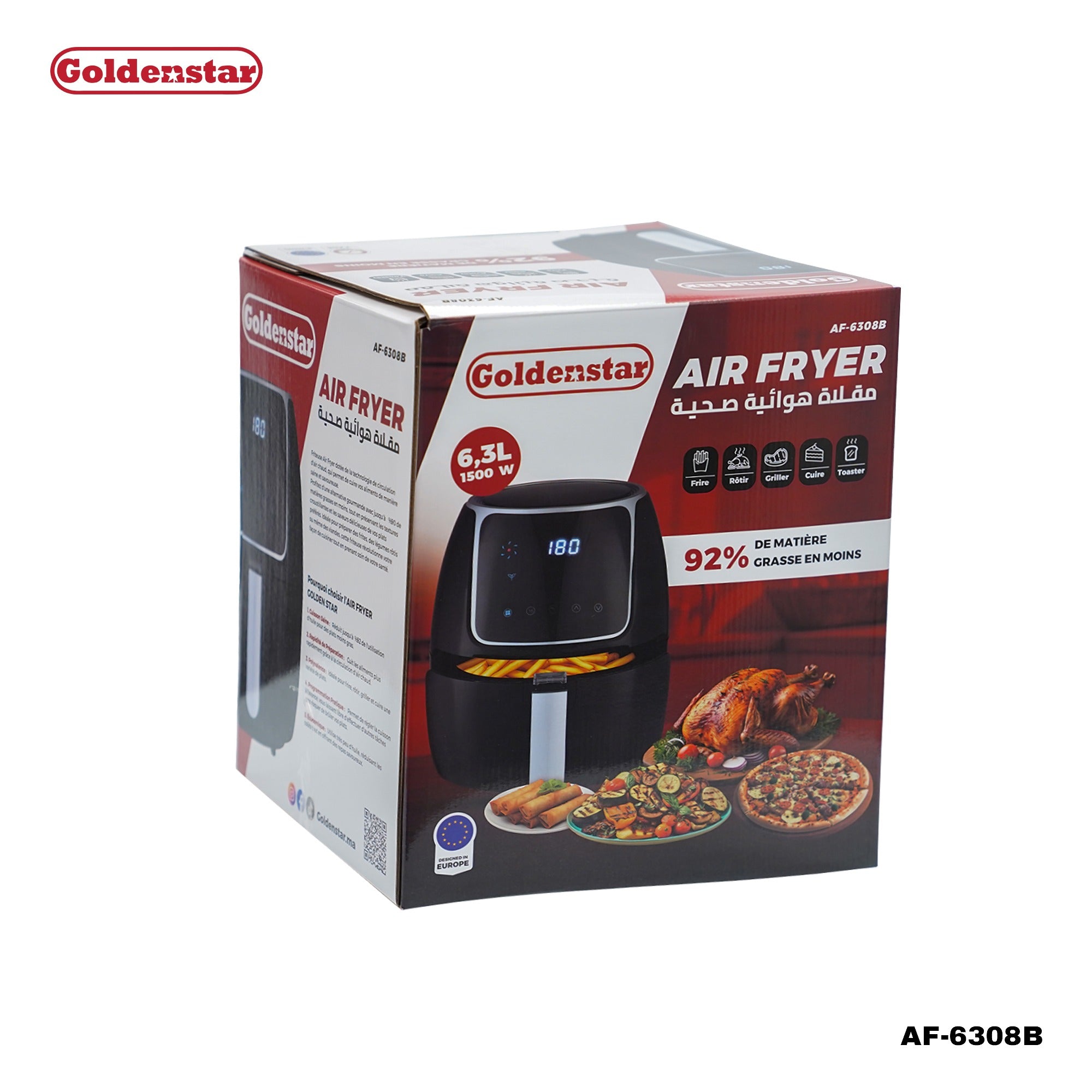 Airfryer 6,3L AF-6308B
