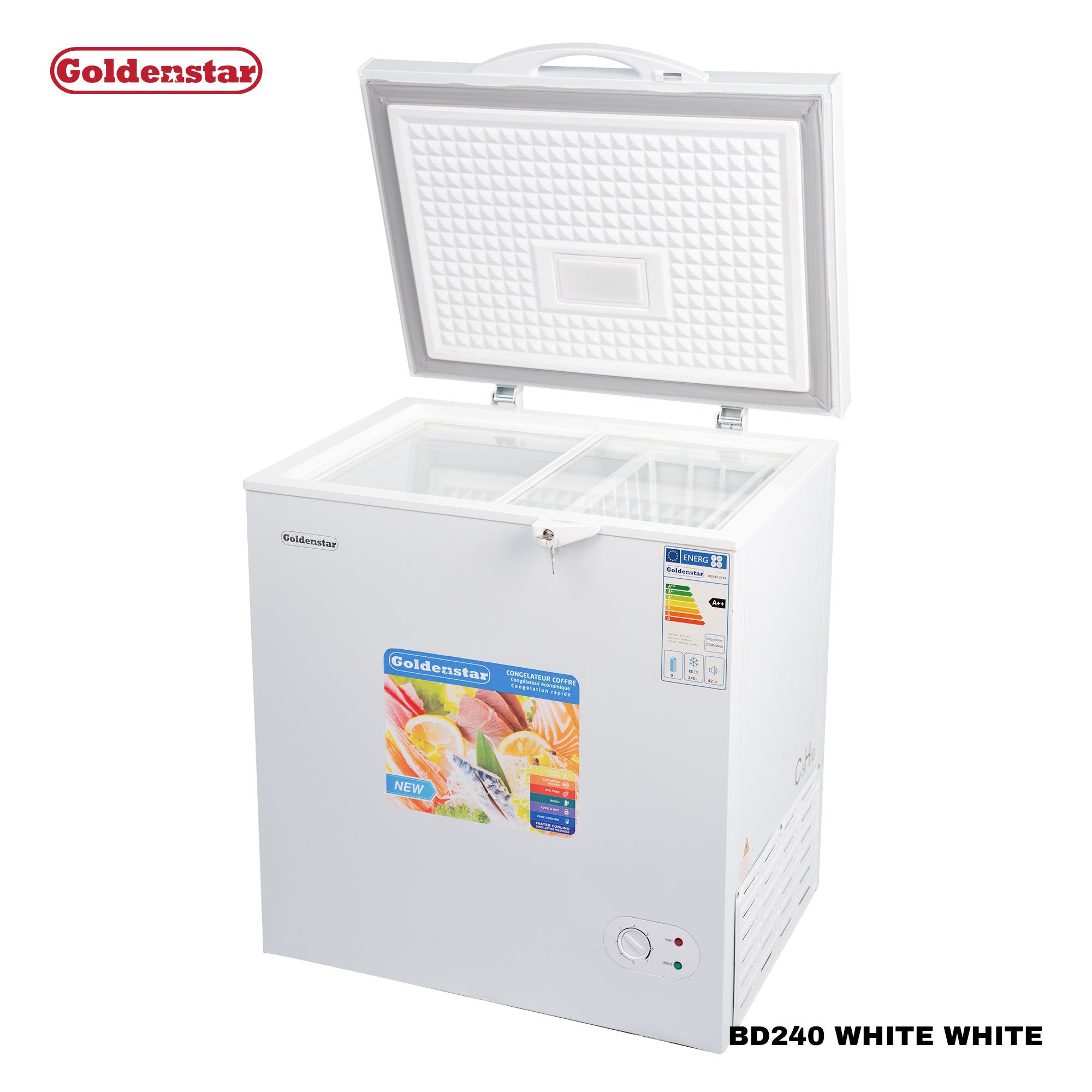 Congelateur 240L WHITE WHITE