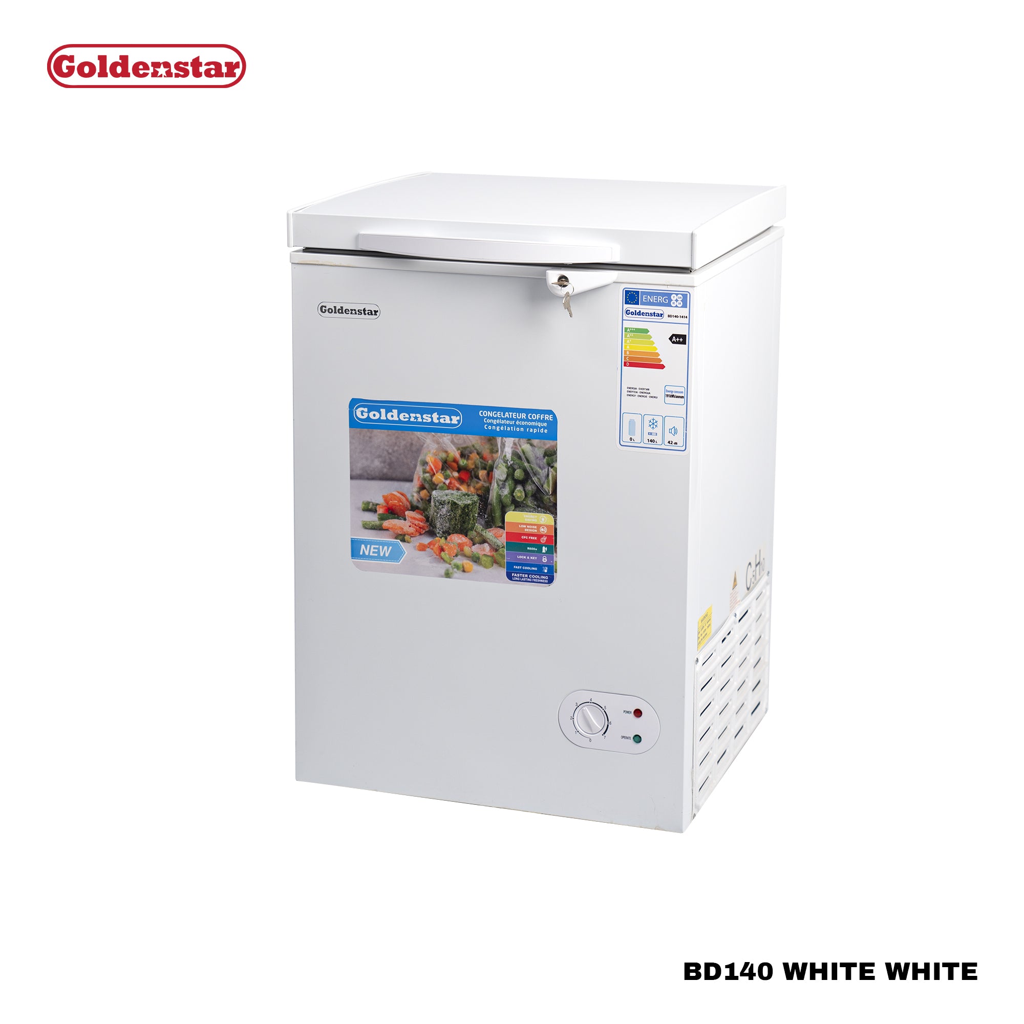 Congelateur 140L WHITE WHITE