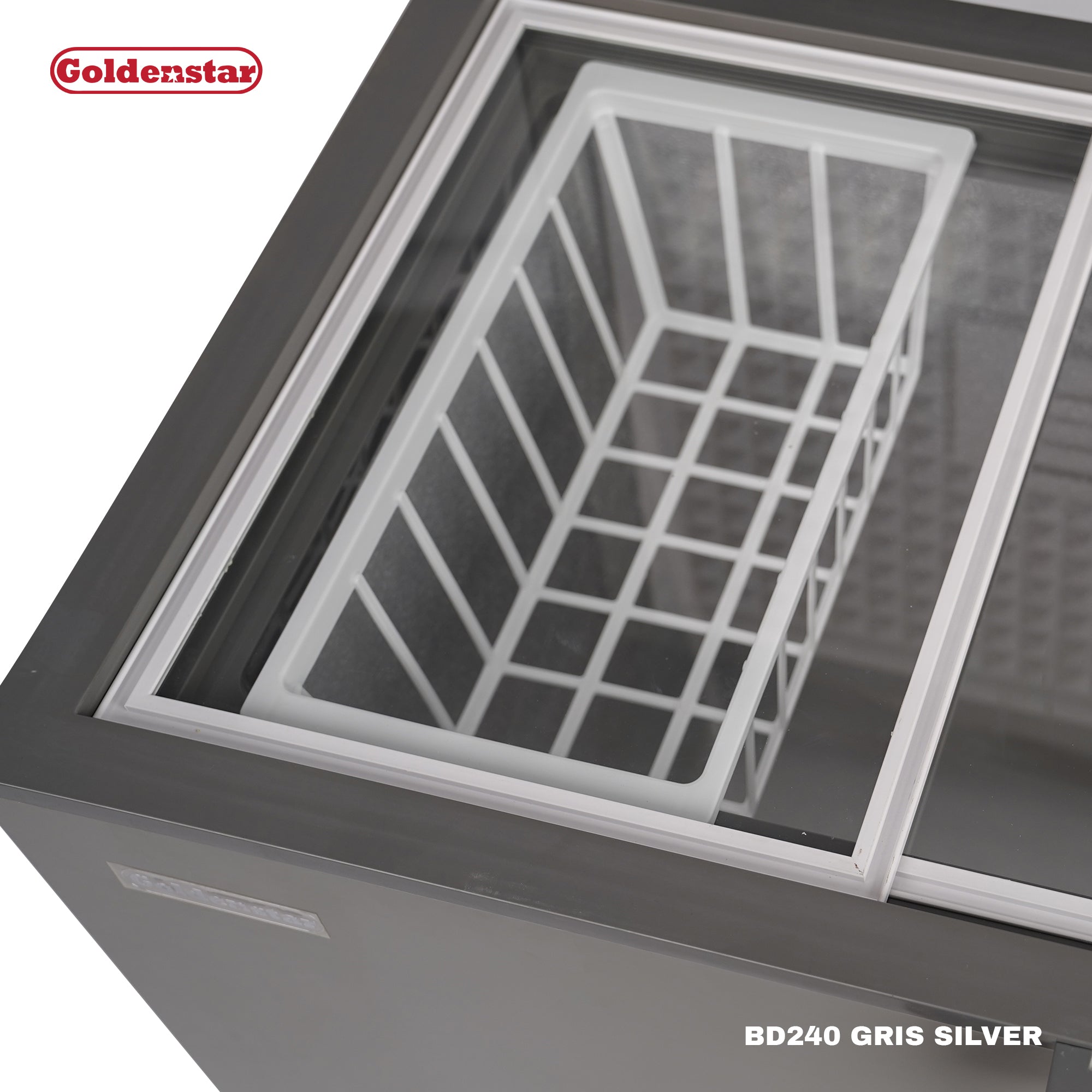Congelateur 240L GRIS SILVER